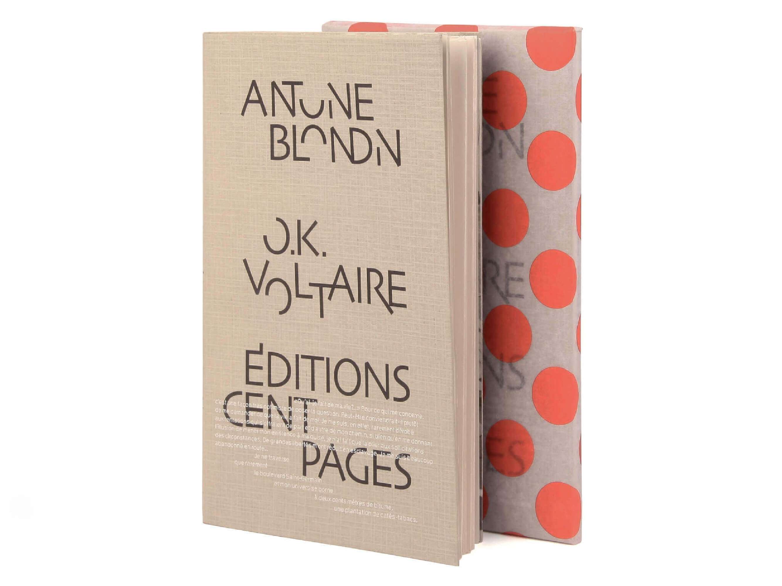 Antoine Blondin O.K. Voltaire Éditions cent pages collection Rouge-Gorge