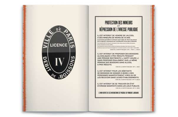 double page du livre menu "Le monde selon Andy Wahloo" par Ich&Kar