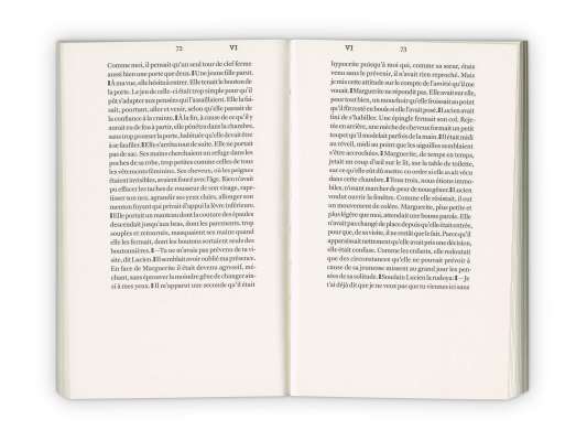 Intérieur du roman d'Emmanuel Bove, Armand, aux édition Cent Pages