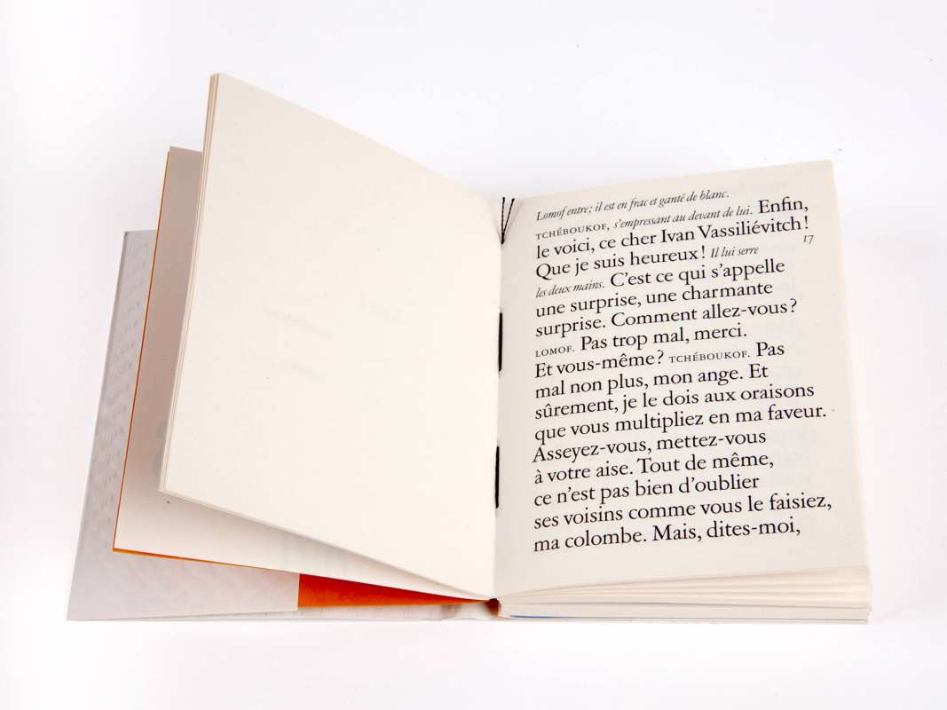 Anton Tchekhov - Éditions cent pages - Deux farces en un acte - Collection Cosaques