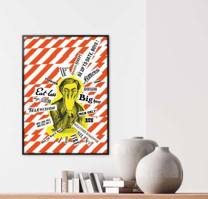 Collage numérique, composition graphique pour une affiche par IchetKar