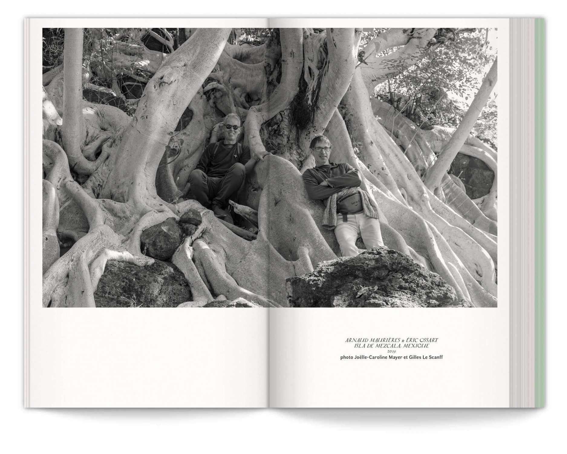 Photographie d'Arnaud Maurières et d'Éric Ossart pour le manifeste du jardin émotionnel, design graphique IchetKar