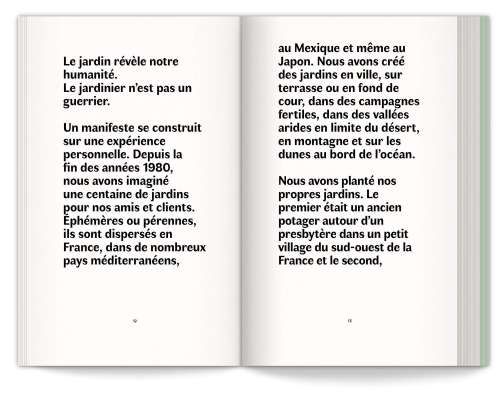 Avant-propos du manifeste par Gilles Clément, direction artistique Helena Ichbiah