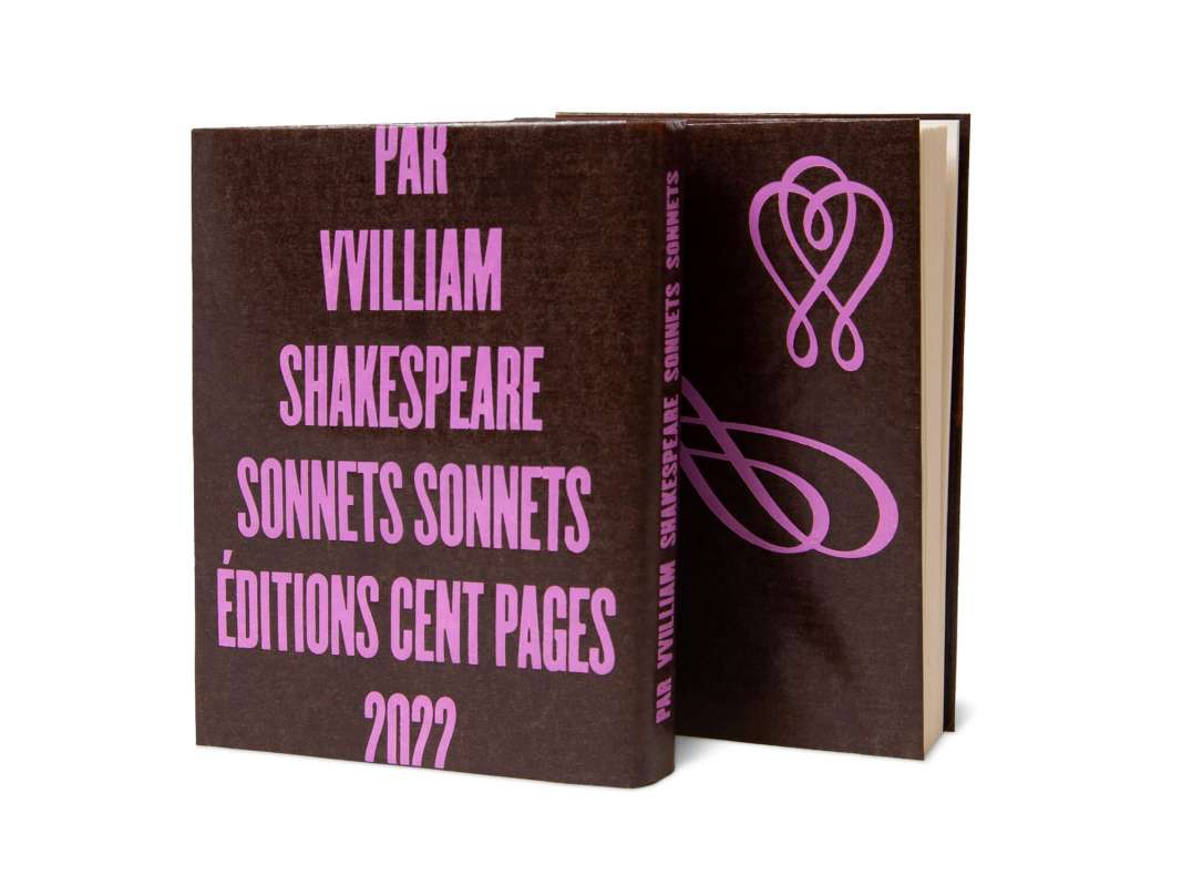 Couverture du carnet William Shakespear, Sonnets Sonnets des Éditions Cent Pages