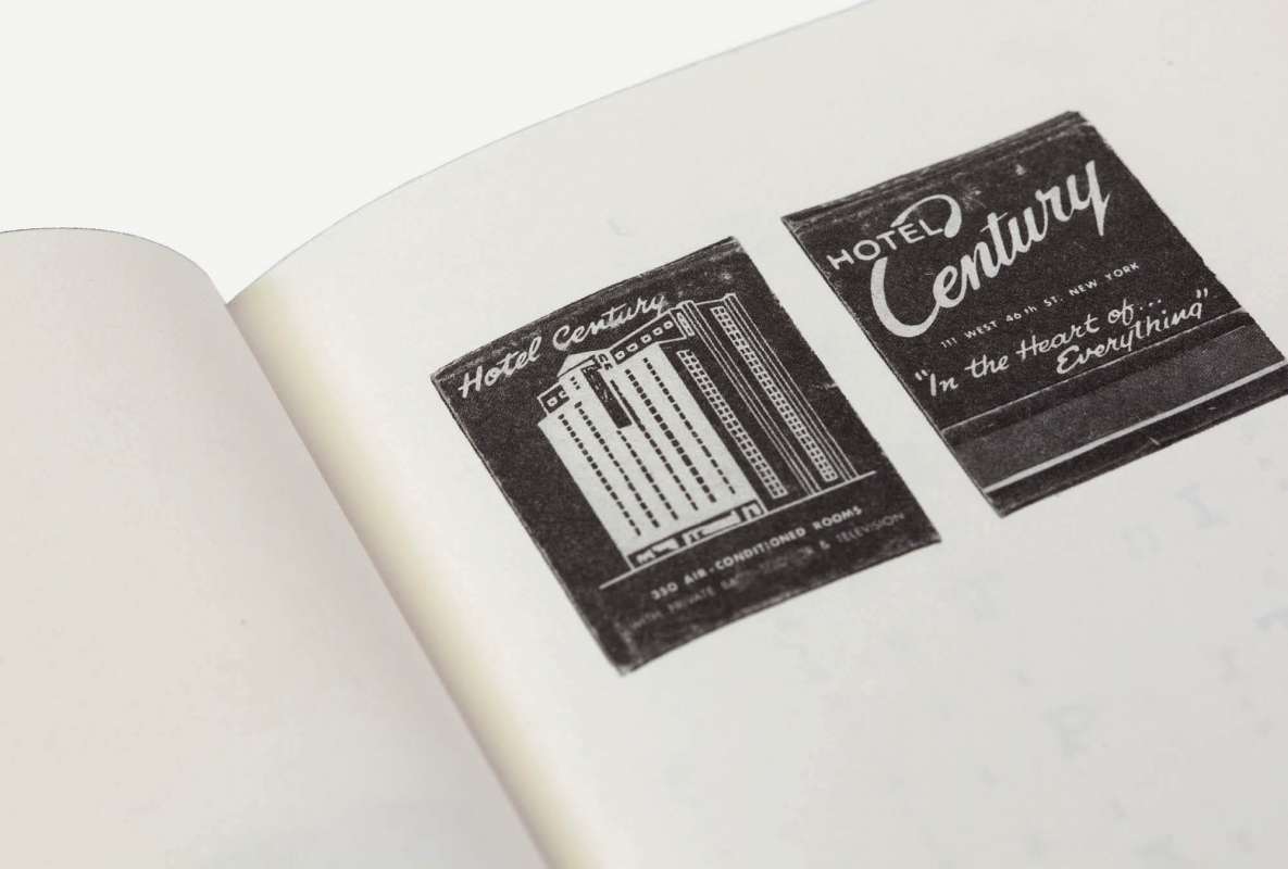 détails images des allumettes de l'hotel Century du livre Centurie de Giorgio Manganelli aux éditions cent pages