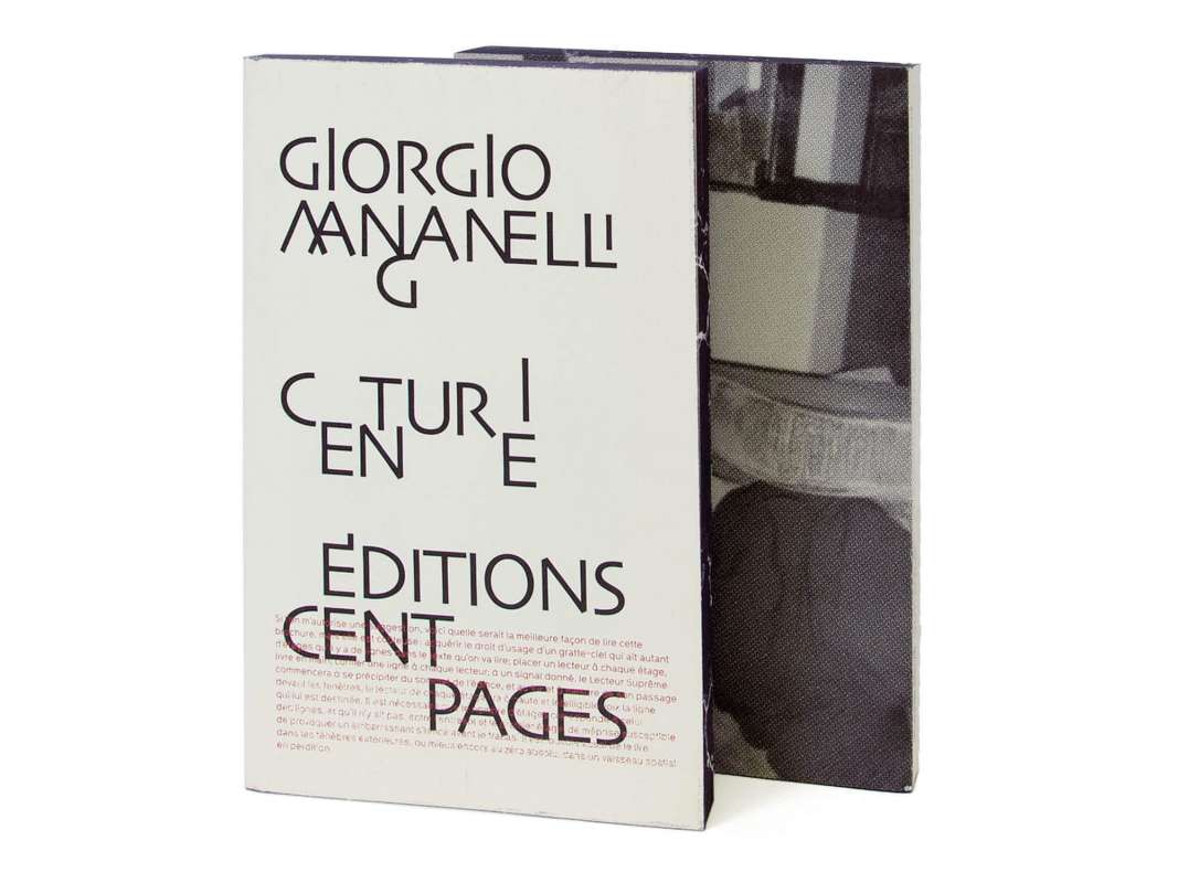 couverture du livre centurie écrit par Giorgio Manganelli aux éditions cent pages